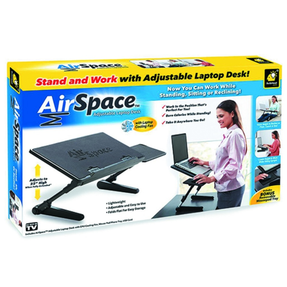 Air Space Laptop Desk Adjustable New In Box